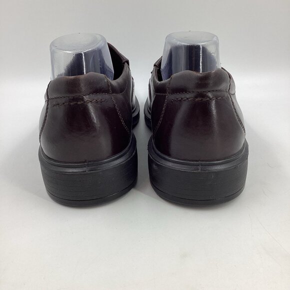 ECCO Men\'s Berlin Slip-On Leather Comfort Loafer Sz 46 US 12-12.5 Cognac Leather